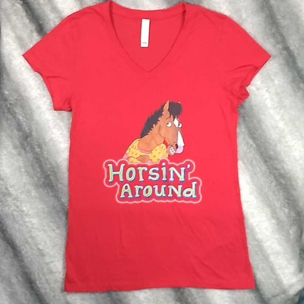 Horsin' Around Size Xl Ss Tee, Bojack Horseman